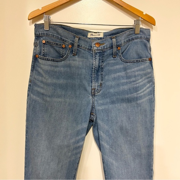 Madewell The Mid-Rise Perfect Vintage Denim Jeans size 29 light wash denim - Picture 2 of 9